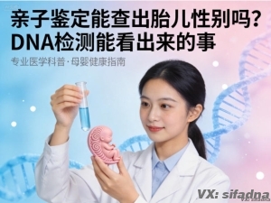 亲子鉴定能查出胎儿性别吗？DNA检测能看出来的事
