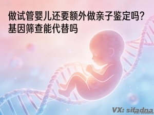 做试管婴儿还要额外做亲子鉴定吗？基因筛查能代替吗