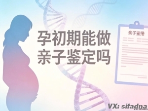 孕初期能做亲子鉴定吗