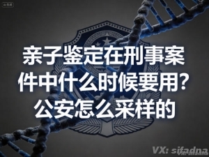 亲子鉴定在刑事案件中什么时候要用？公安怎么采样的