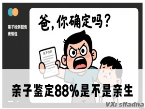 亲子鉴定88%是不是亲生的？