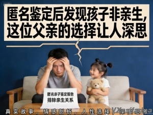 匿名鉴定后发现孩子非亲生，这位父亲的选择让人深思
