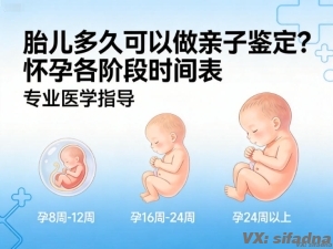 胎儿多久可以做亲子鉴定？怀孕各阶段时间表