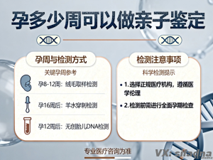 孕多少周可以做亲子鉴定