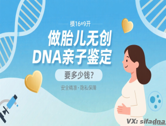 做胎儿无创dna亲子鉴定要多少钱