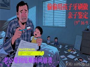 偷偷用孩子牙刷做亲子鉴定，老公看到结果瞬间崩溃