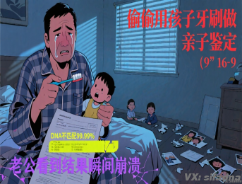 偷偷用孩子牙刷做亲子鉴定，老公看到结果瞬间崩溃