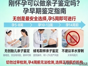 刚怀孕可以做亲子鉴定吗？孕早期鉴定指南