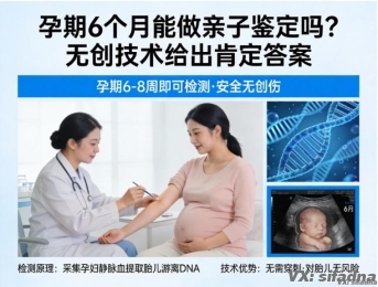 孕期6个月能做亲子鉴定吗？无创技术给出肯定答案