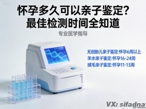 怀孕多久可以亲子鉴定？最佳检测时间全知道