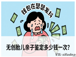 无创胎儿亲子鉴定多少钱一次?
