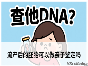 流产后的胚胎可以做亲子鉴定吗