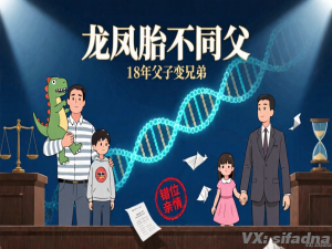 龙凤胎不同父，18年父子变兄弟！亲子鉴定撕开1000个家庭的遮羞布