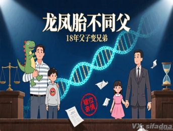 龙凤胎不同父，18年父子变兄弟！亲子鉴定撕开1000个家庭的遮羞布