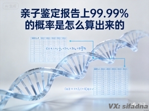 亲子鉴定报告上99.99%的概率是怎么算出来的
