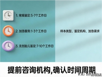 做亲子鉴定得多长时间