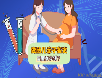 做胎儿亲子鉴定大概需要多少钱