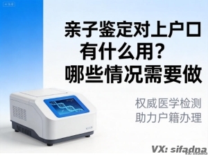 亲子鉴定对上户口有什么用？哪些情况需要做