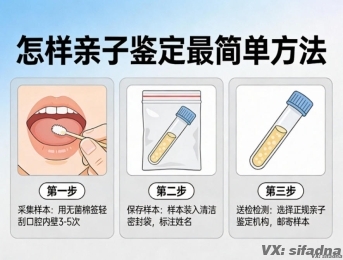 怎样亲子鉴定最简单方法