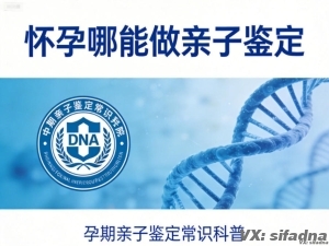 怀孕哪能做亲子鉴定