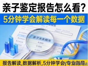 亲子鉴定报告怎么看？5分钟学会解读每一个数据