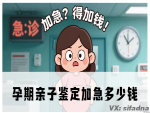 孕期亲子鉴定加急多少钱
