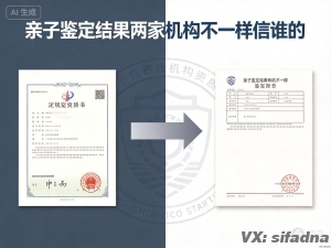 亲子鉴定结果两家机构不一样信谁的