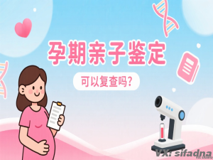 孕期亲子鉴定可以复查吗