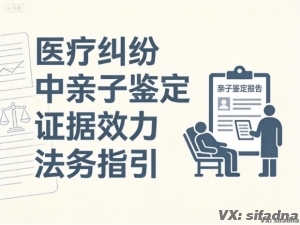 亲子鉴定在医疗纠纷中可以当证据使用吗