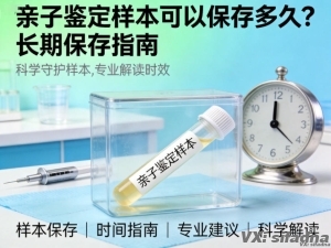 亲子鉴定样本可以保存多久？长期保存指南