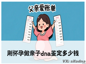 刚怀孕做亲子dna鉴定多少钱
