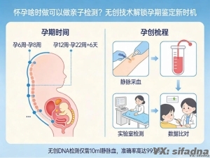 怀孕啥时做可以做亲子检测？无创技术解锁孕期鉴定新时机