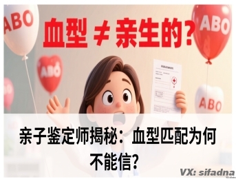 亲子鉴定师揭秘：血型匹配为何不能信？