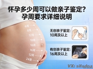 怀孕多少周可以做亲子鉴定？孕周要求详细说明