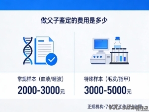 做父子鉴定的费用是多少