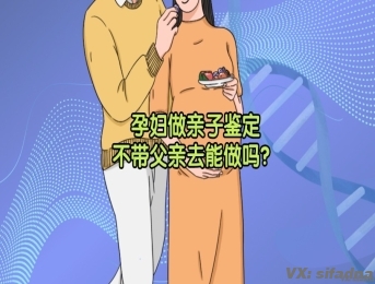 孕妇做亲子鉴定不带父亲去能做吗？