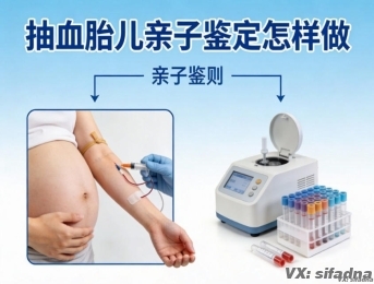 抽血胎儿亲子鉴定怎样做