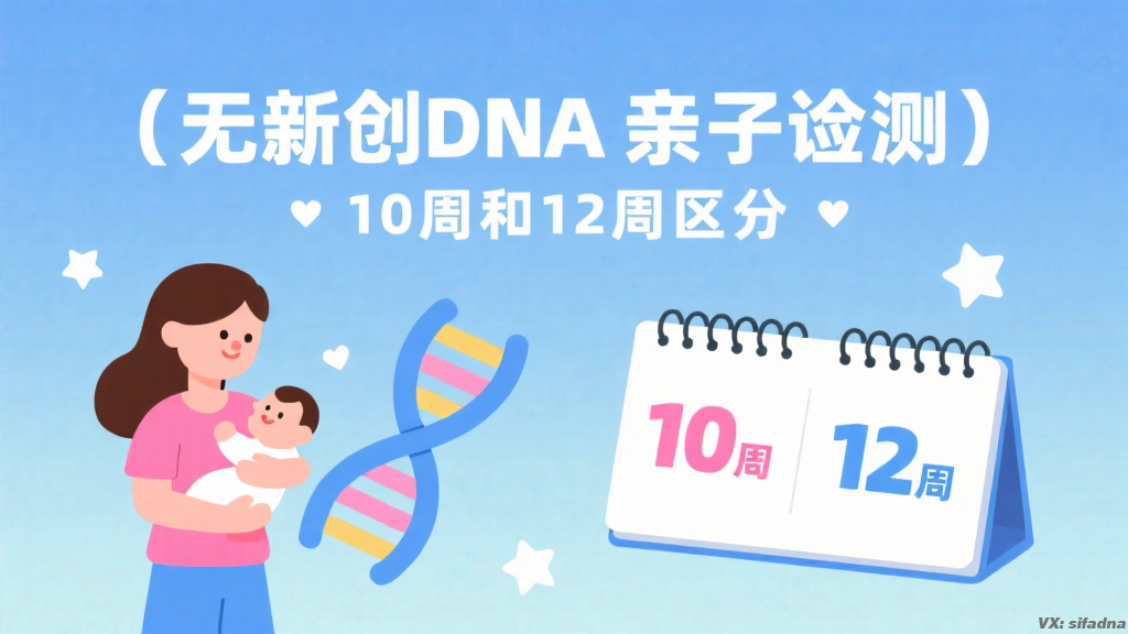 无创DNA鉴定10周和12周区别