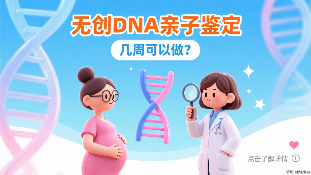 无创DNA亲子鉴定几周可以做