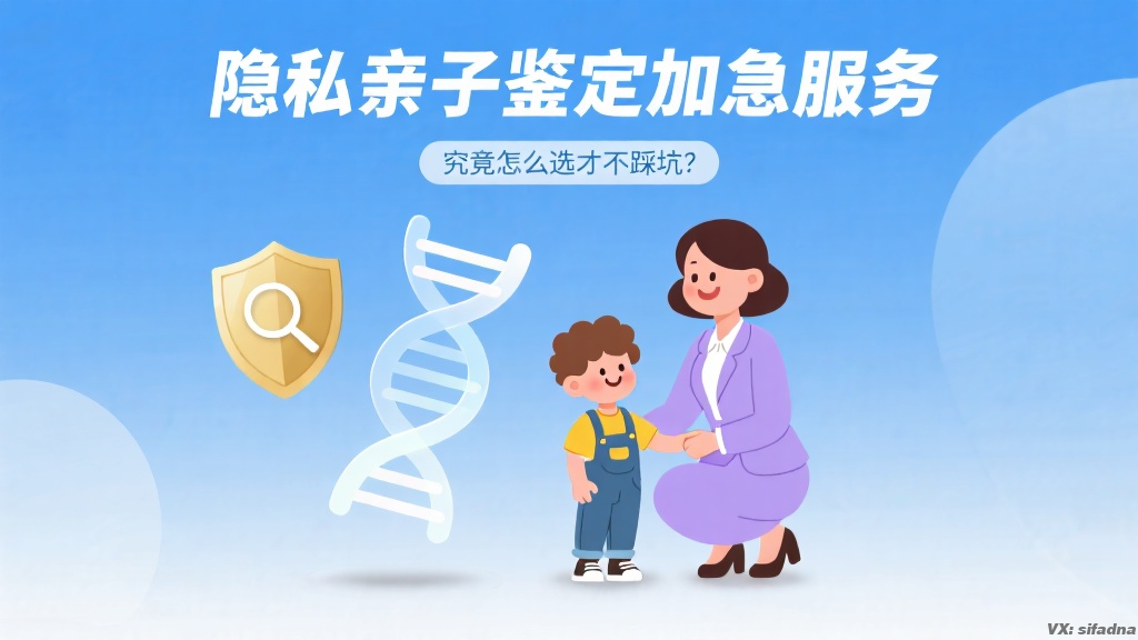 隐私亲子鉴定加急服务，究竟怎么选才不踩坑 ？