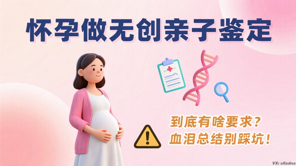 怀孕做无创亲子鉴定，到底有啥要求？
