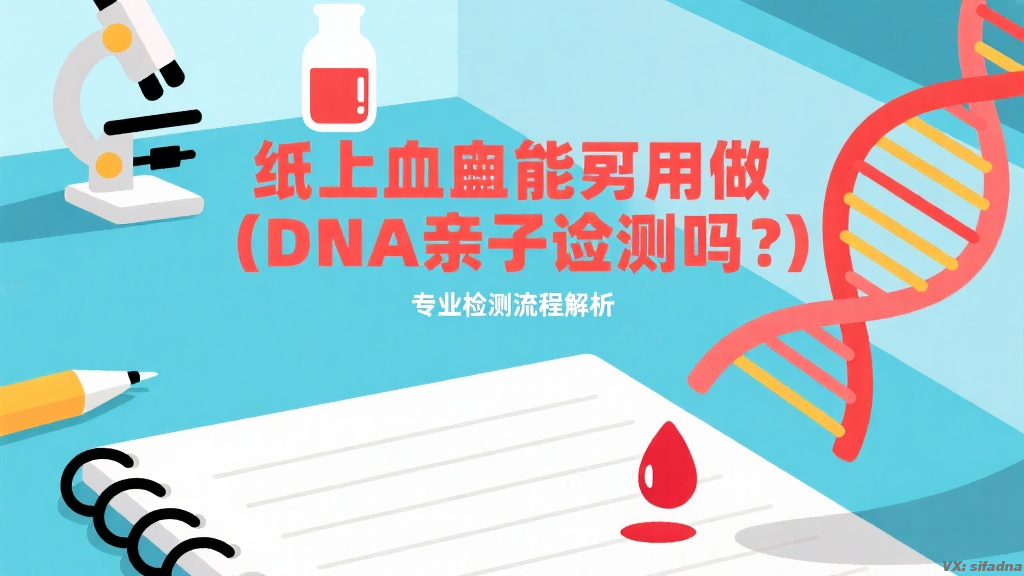 纸上的血能用来做dna亲子鉴定吗
