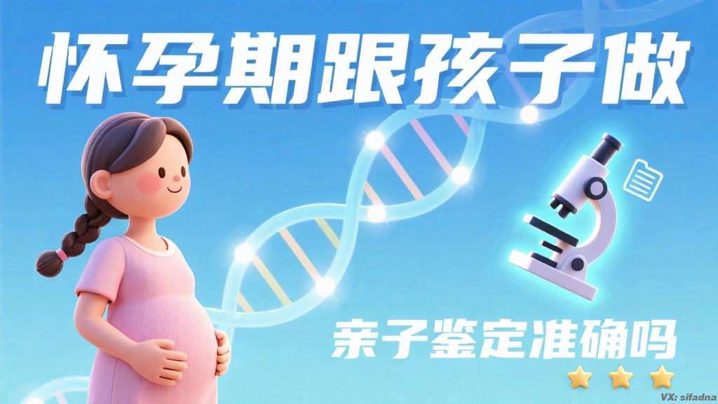 怀孕期跟孩子做亲子鉴定准确吗