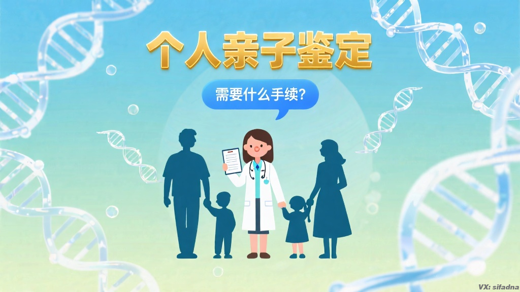 个人亲子鉴定需要什么手续