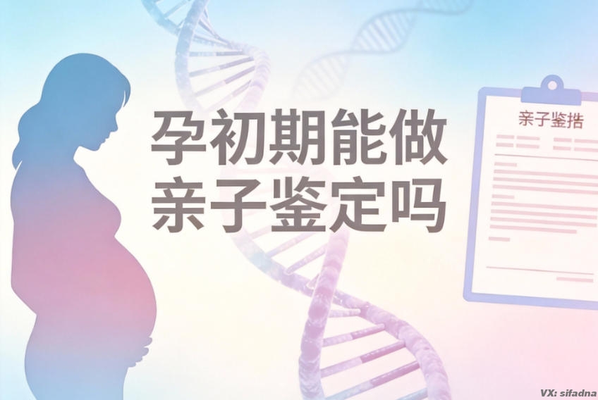孕初期能做亲子鉴定吗