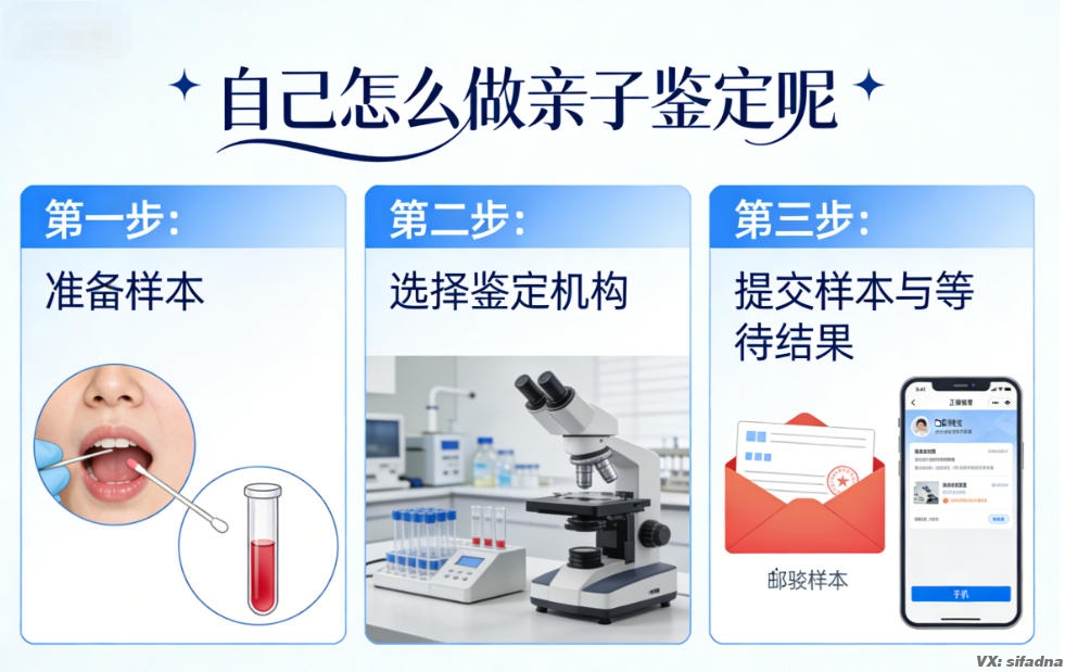 自己怎么做亲子鉴定