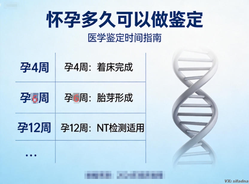 怀孕多久可以做鉴定 怀孕多久可以做鉴定