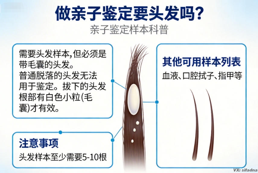 做亲子鉴定要头发吗 做亲子鉴定要头发吗