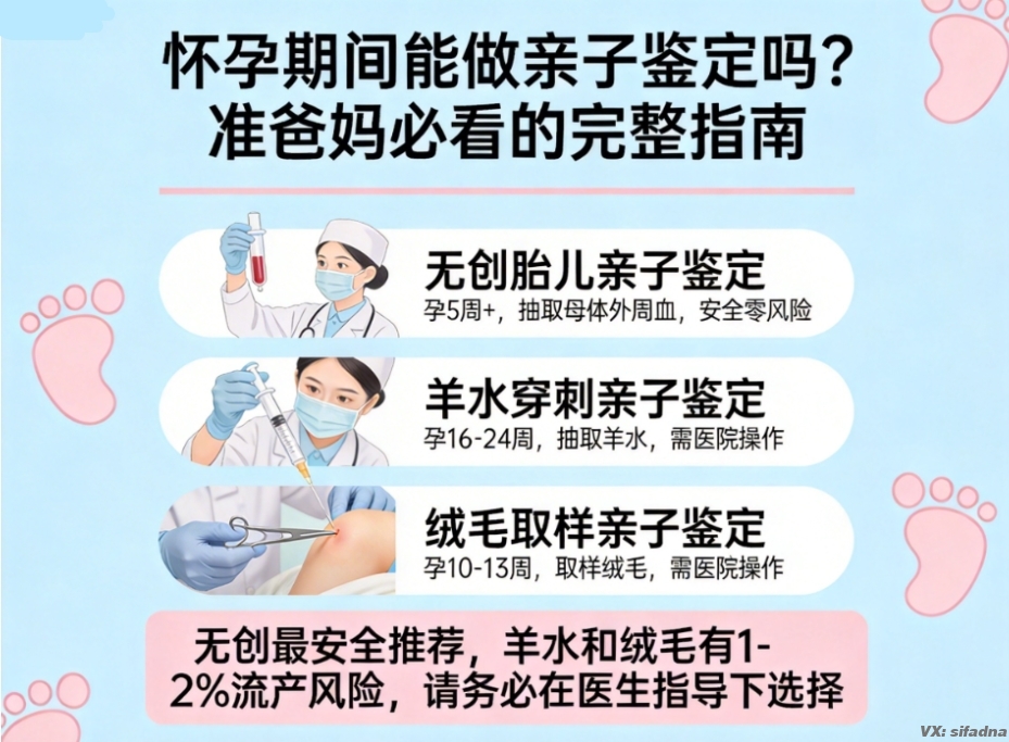怀孕期间能做亲子鉴定吗？准爸妈必看的完整指南