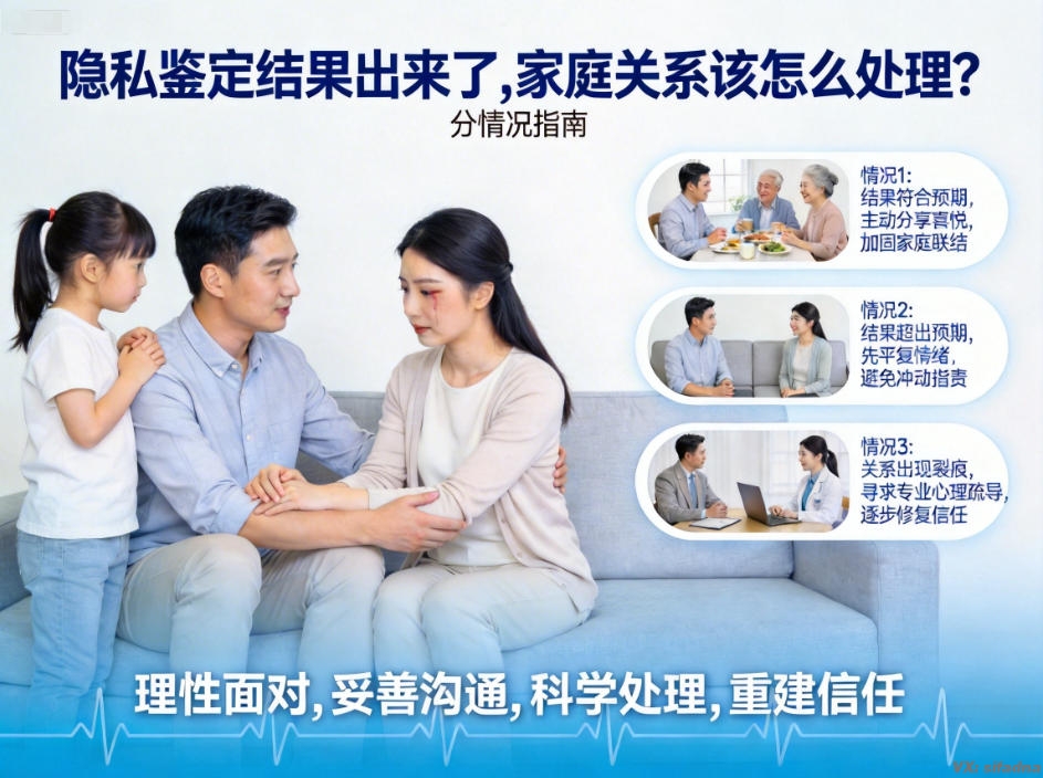 隐私鉴定结果出来了，家庭关系该怎么处理？分情况指南